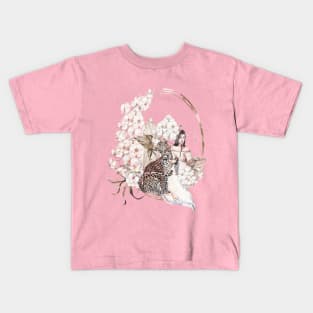 Leopard floral Kids T-Shirt